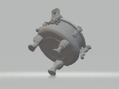 Chinese Ding Furnace Incense 3D print model