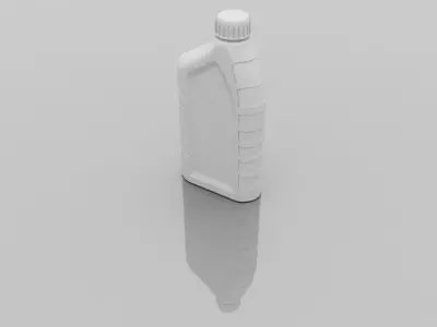 Lubricant Bottle 3D model