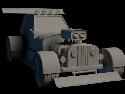 Hot Rod 3D model
