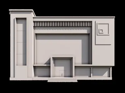06 Modern Glassed Building 3D model
