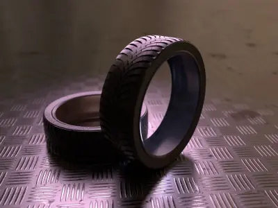 Winter tire 3D model