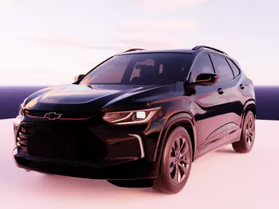 CHEVROLET TRACKER 2 BLACK TUNING LTZ  Low-poly 3D model