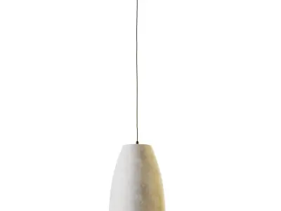 Wabi sabi Pendant Light Wine Bottle 3D model