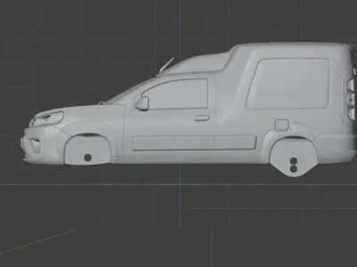 Fiat Fiorino 2025 3D print model