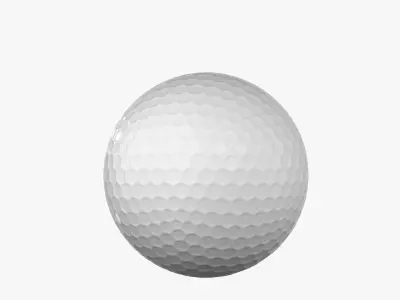Golf Ball Mockup 3D model
