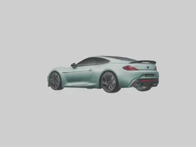 Limited Edition Sports Coupe model Low-poly 3D model