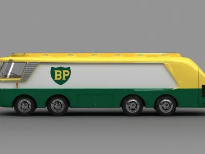 BP Thompson Autotanker 1958 3D model