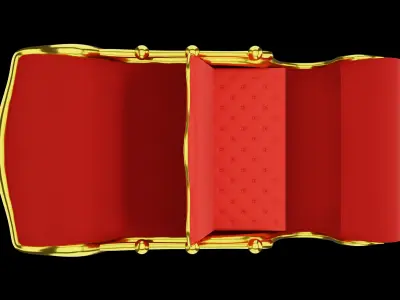 Christmas Santa Sleigh 3D model