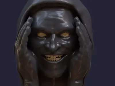 Scary Window Creeper Halloween Model of William Dafoe Willem 3D print model