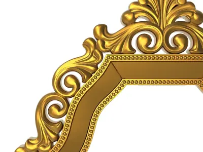 carved frame 3D model 43