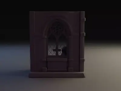 warrior prayer book nook 3D print model