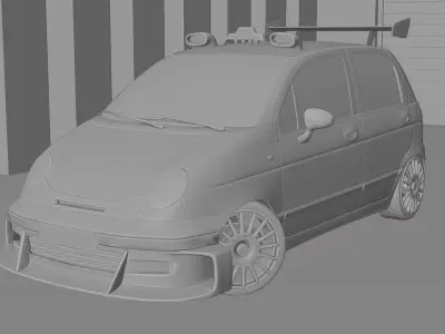 Chevrolet Matiz Taxi 3D model