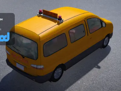 HK Van 001 3D model