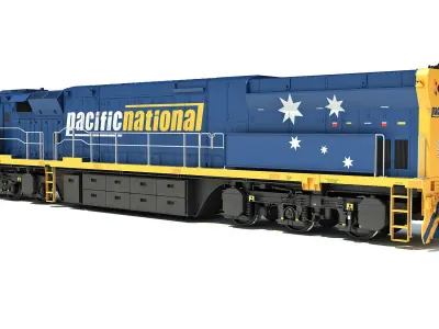 Electric Locomotive C44aci 3D model