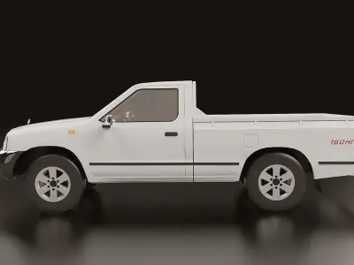 Nissan DDSN 1 Cabin  Low-poly 3D model