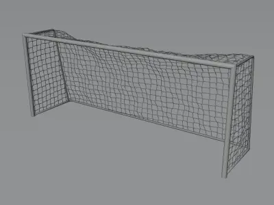 Soccer Football Goal Low-poly 3D model