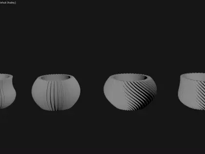 3D Printed Planter Plant Pot Plant Vase 132 3D print model