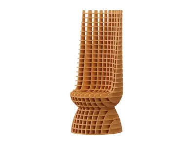 Parametric chair 01 3D model
