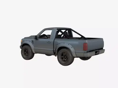 Widebody Performance Pickup Truck Motorsport Inspired 05 3D model
