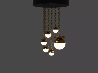 Luxury Hanging Light 3D model