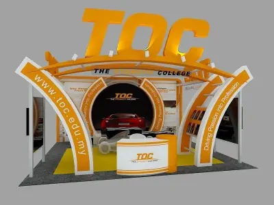 TOC Exhibition 6x6 Booth 3D model