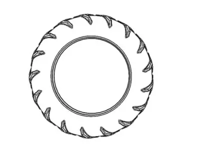 wheel of truck 3D print model