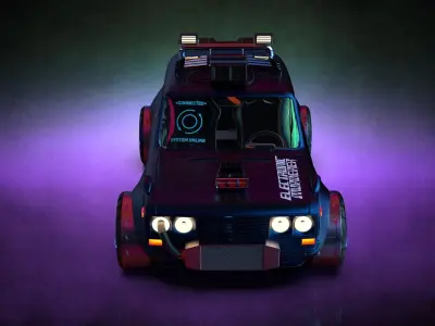 Cyber lada HP for renders 3D model