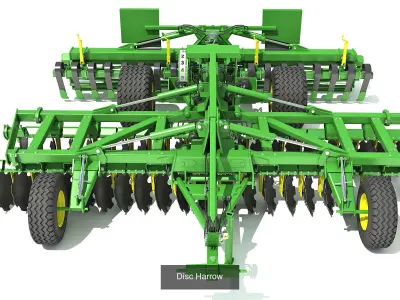 Farm Equipment Collection 3D Model Pack