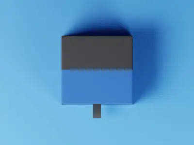 Luxury Gift Box 3D Model Low-poly 3D model