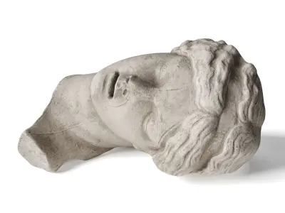 Aphrodite head sculpture 3D model