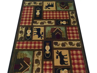 Rug Set 800 3D model