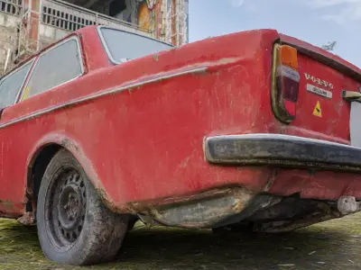 volvo 142 raw scan 3D model