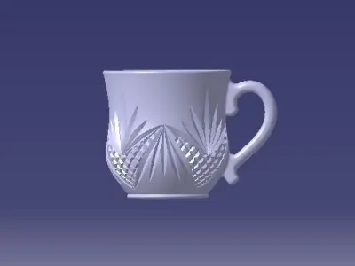 sharlot cup best for printing and producing 3D print model