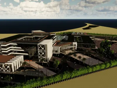 research and training center  3D model