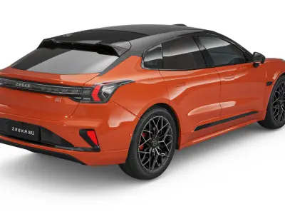 2025 Zeekr 001 With Interior 3D model