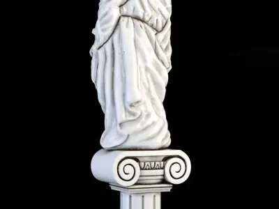 Statue of leady 3D print model