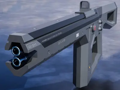Sci-Fi AR Free low-poly 3D model