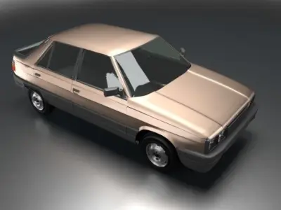RENAULT 11 OLD CAR  3D model