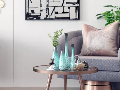 combination Postmodern classical single person 3D model