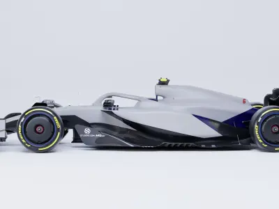 F1 2025 VCARB 02 Formula 1 Race Car Low-poly 3D model Low-poly 3D model