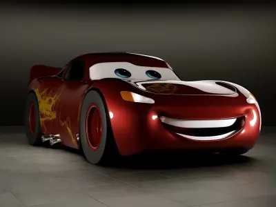 Lightning McQueen 3D model