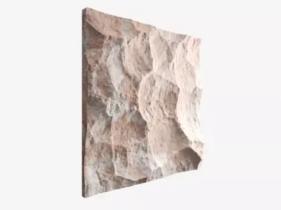 524-RockPanel sandstone wall texture 3D model
