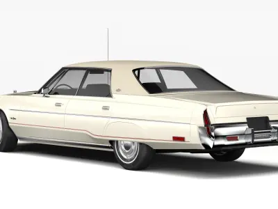 Chrysler New Yorker Brougham Sedan 1977 3D model