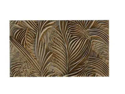 mural decor set wall panel 20 3D model