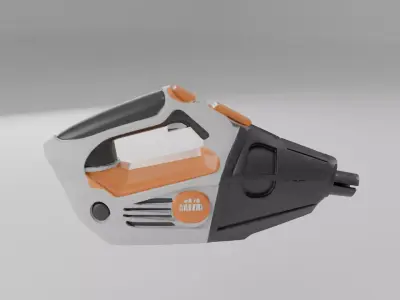 Handheld Electric Vacuum Cleaner 3D Model 3D model