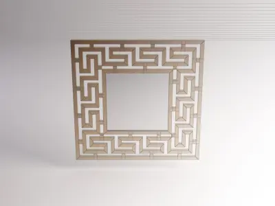 MIRROR---Square with labyrinth 3D model