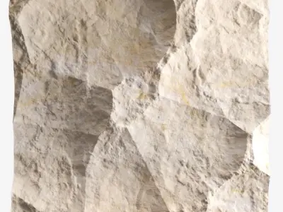 280-RockPanel piece of stone 3D model