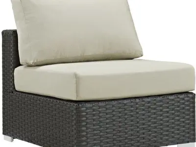 Tripp Patio Chair with Sunbrella Cushions 3D model