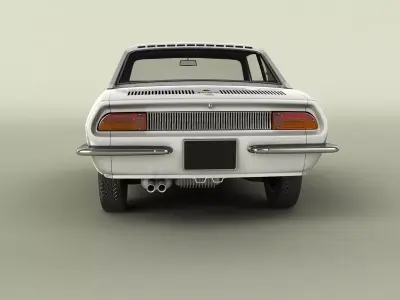 Fiat Abarth 1000 OTR  3D model