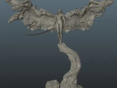 Elden Ring Malenia Phase 2 3D print model